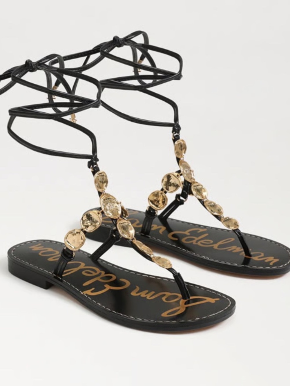Sam Edelman Deidre Wrap Sandal Black size 8.5